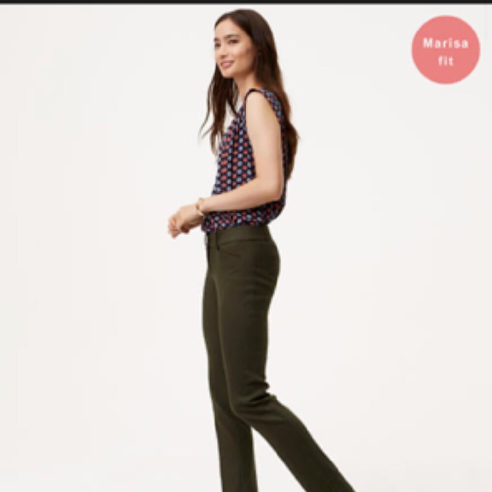 Loft Petite Marisa Straight Pant